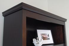 Espresso Stained Oak Bookcase 2 small