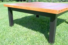 Coffee Table - Reclaimed Wood Top 2 small
