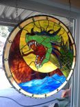 Stained Glass - Medieval Dragon 3 small