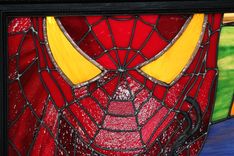 Stained Glass - Marvel Comic Spiderman 1 small