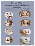 Hand-Painted Address Tiles And Plaques 1 small