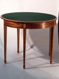 Reproduction Federal Period Ny Card Table, C. 1790 2 small