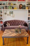 Rustic Reclaimed & Sustainably Harvested Wood Coffee Table "Volans'' 3 small
