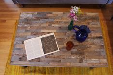 Rustic Reclaimed & Sustainably Harvested Wood Coffee Table 2 small
