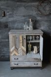 Reclaimed Wood Merry Maker Bar Cart 1 small