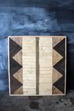 Reclaimed Wood Geometric Wall Art Panel 2 small
