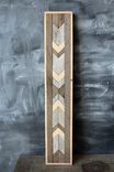 Reclaimed Wood Geometric Wall Art Panel 2 small