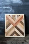 Reclaimed Wood Geometric Wall Art Panel 2 small