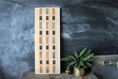 Reclaimed Wood Geometric Wall Panel 1 small