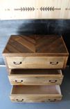 Rustic Reclaimed & Sustainably Harvested Wood Dresser Nightstand Table 4 small