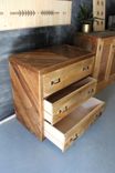 Rustic Reclaimed & Sustainably Harvested Wood Dresser Nightstand Table 5 small