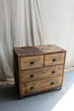 Rustic Reclaimed & Sustainably Harvested Wood Dresser Nightstand Table 1 small