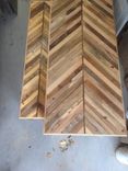 Rustic Reclaimed & Sustainably Harvested Wood Kitchen Dining Table With Matching Bench 3 small