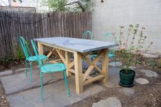 Rustic Reclaimed & Sustainably Harvested Wood Kitchen Farm Table With Zinc Top 2 small