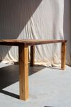 Rustic Reclaimed & Sustainably Harvested Wood Kitchen Farm Table 4 small