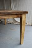 Rustic Reclaimed & Sustainably Harvested Wood Kitchen Farm Table 3 small