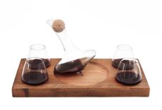 Tad Foursome Decanter And Wine Glass Set 1 small