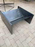 Metal Fire Pit, Outdoor Fire Pit, Square Wood Burning Fire Pit, Outdoor Home Decor 1 small