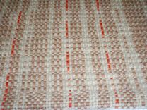 Hit And Miss Wool Rug Beige Tan And Burnt Orange 2 small