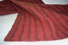 Black Ticking Stripe With Red Rust Background Square 1 small