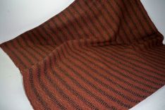 Black Ticking With Pumpkin Brown Square Cloth Cotton Hand Woven 20 Inches 3 small