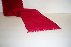Red Scarf Cotton Woven By Hand 2 small