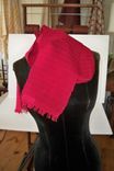 Red Scarf Cotton Woven By Hand 5 small