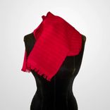 Red Scarf Cotton Woven By Hand 1 small