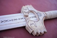 The "God Killer" Wooden Replica Wonder Woman Sword 5 small