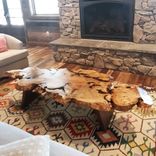 Maple Burl/Walnut Based Coffee Table 3 small