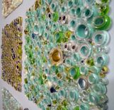 Glass Wall Panel Art Work, Fused Tubing Series 3 small