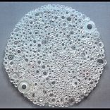 Glass Wall Panel Art Work, Fused Tubing Series 6 small
