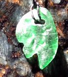 Green Glass Pendant 1 small