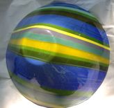 Light Fixture, Pendant, Fused And Slumped Glass 3 small