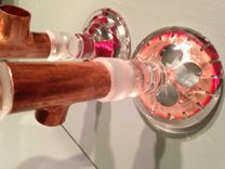 Steampunk Wedding Toasting Flutes 4 small