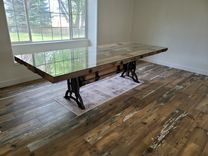 Reclaimed Beam Dining Table 4 small