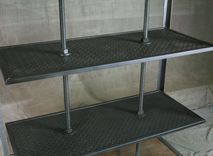 Industrial Retail Fixture - Display Shelving. Rustic Clothing Rack. Reclaimed Wood And Steel. 6 small