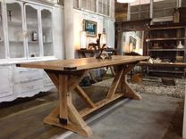 Reclaimed Chestnut Trestle Table 1 small