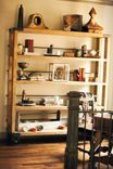 Reclaimed Wood Rolling Cart 2 small