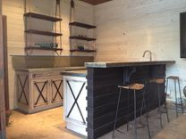 Custom Made Cabinets Zinc Countertops 1 small
