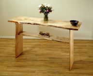 Maple Console Table 4 small