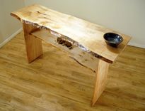Maple Console Table 5 small
