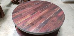 Wine Barrel Coffee Table  - Kolo - Made From Large Reclaimed California Oak Wine Tanks 4 small