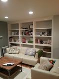 Built-In Bookshelves, With Adjustable Shelves 1 small