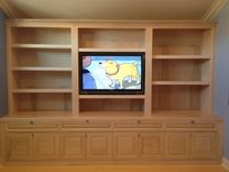Solid Maple Bookshelves & Cabinets 3 small