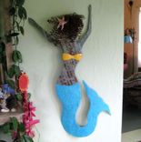 Handmade Upcycled Metal Mermaid Wall Art Sculpture 1 small