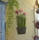 Handmade Upcycled Metal Cone Flowers Wall Art Sculpture 2 small