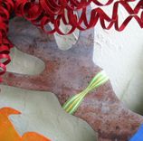 Handmade Upcycled Metal Mermaid Wall Art Sculpture "Hanna'' 4 small