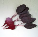 Handmade Upcycled Metal Beets Wall Art Sculpture 1 small