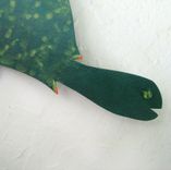 Handmade Upcycled Metal Turtle Wall Art Sculpture 4 small